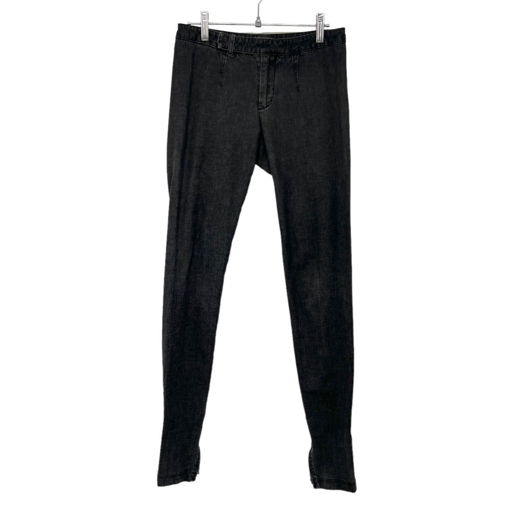 Vince Black Wash Seamed Skinny Trousers Pants Womens 2 - Picture 1 of 10